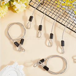 201 Stainless Steel Wire with Plastic Frame Lock for Motorbike&nbsp;AJEW-WH20006-81B