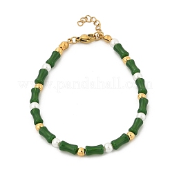 304 Stainless Steel Beaded Bracelets for Women&nbsp;BJEW-M056-08G-03