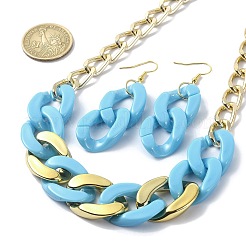Acrylic Chains Jewelry Set&nbsp;SJEW-JS01288-05