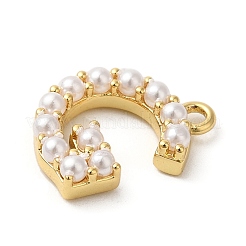 Plastic Imitation Pearl Pendants&nbsp;KK-P230-17G-G