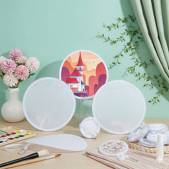 Polyester Foldable Flying Disc Fans&nbsp;AJEW-WH0752-538F