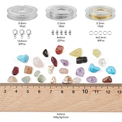 Gemstone Chip Beads Kit for DIY Jewelry Set Making&nbsp;DIY-FS0002-20