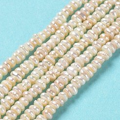 Natural Cultured Freshwater Pearl Beads Strands&nbsp;PEAR-J007-62