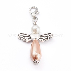 Imitation Pearl Acrylic Pendants&nbsp;HJEW-JM00423