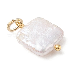 Natural Nucleated Pearl Keshi Pendants&nbsp;PALLOY-JF04626-01