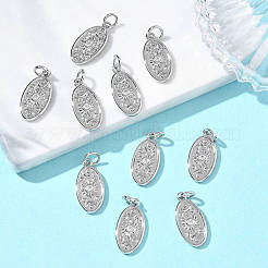 SHEGRACE Brass Clear Cubic Zirconia Pendants&nbsp;XGRQ3K005-549P
