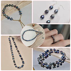 100Pcs Natural Cultured Freshwater Pearl Beads&nbsp;PEAR-LT0001-08