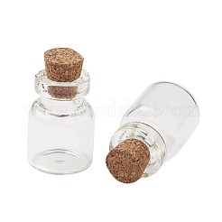 Clear Glass Jar Wishing Bottles Vials with Cork&nbsp;AJEW-JP0001-01