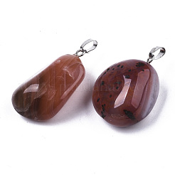 Natural Carnelian Pendants&nbsp;G-N0326-001