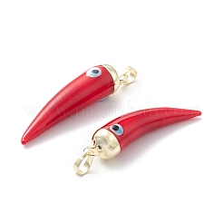 Handmade Evil Eye Lampwork Pendants&nbsp;LAMP-F031-01G-01