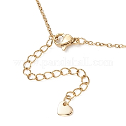 Adjustable Natural Keshi Pearl Rectangle Pendant 304 Stainless Steel Cable Chain Lariat Y Necklaces&nbsp;NJEW-JN05950