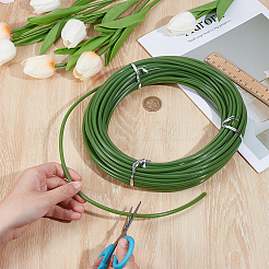 PVC Plastic Tubing Roll for Bundling Artificial Flower Stems&nbsp;DIY-WH0750-049