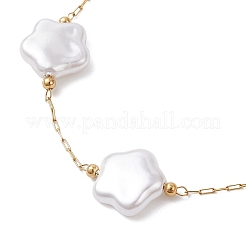 ABS Imitation Pearl Beads Link Bracelets&nbsp;BJEW-JB12414