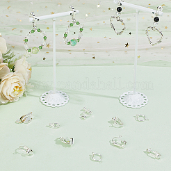 36Pcs 6 Styles Brass Clip-on Earring Converters Findings&nbsp;KK-SC0004-73