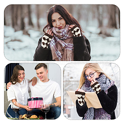 Polyacrylonitrile Fiber Yarn Knitting Fingerless Gloves&nbsp;COHT-PW0001-13C