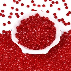 Imitation Jade Glass Seed Beads&nbsp;SEED-Q042-01A-C03