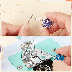 20Pcs 10 Style 304 Stainless Steel Threaders&nbsp;DIY-AB00048
