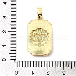 Brass Enamel Pendants&nbsp;X-KK-L190-008G-03