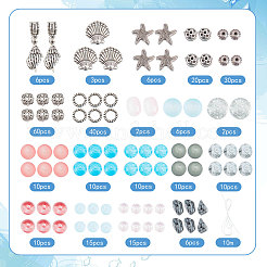 DIY Ocean Theme Stretch Bracelet Making Kit&nbsp;DIY-SC0021-55