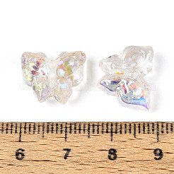 Electroplate Transparent Glass Beads Strands&nbsp;EGLA-T029-06F