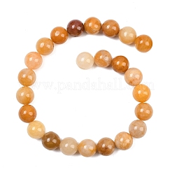 Natural Topaz Jade Beads Strands&nbsp;G-L648-A10-16mm