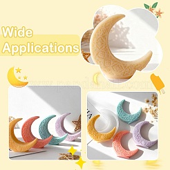 2Pcs 2 Styles Moon Candle Silicone Molds&nbsp;ST-CJ0043-073