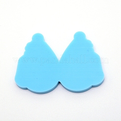 Teardrop with Lady Silicone Statue Pendant Molds&nbsp;DIY-WH0175-49