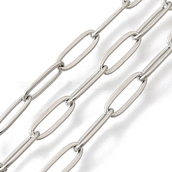 Tarnish Resistant 304 Stainless Steel Paperclip Chains&nbsp;STAS-F260-04P