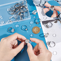 DIY Blank Dome Ring Making Kit&nbsp;FIND-UN0002-41