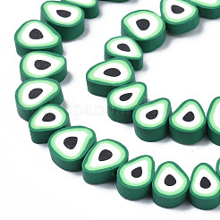 Handmade Polymer Clay Bead Strands&nbsp;CLAY-S091-004A-01