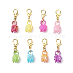 Flower Acrylic Pendant Decorations&nbsp;HJEW-JM04022