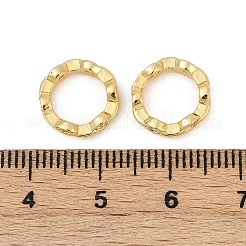 Brass Clear Cubic Zirconia Bead Frame&nbsp;LS-KK-D375-33G-01