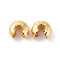 304 Stainless Steel Crimp Beads Covers&nbsp;LS-STAS-P239-34G-02