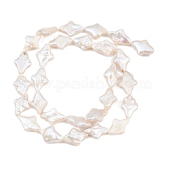 Natural Baroque Keshi Pearl Beads Strands&nbsp;PA-CBAFEE8-10