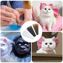 900Pcs 3 Colors Plastic Simulated Animal Whiskers for Crafts Needle Felting&nbsp;DIY-CY0002-73