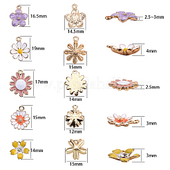 Alloy Enamel Pendants&nbsp;FIND-SC0001-14