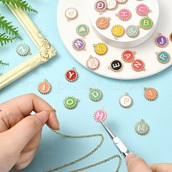 52Pcs Alloy Enamel Pendants&nbsp;ENAM-CJ0007-07B