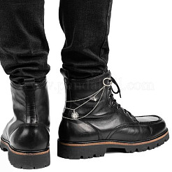 4Pcs 2 Colors Alloy Boot Strap Chains&nbsp;HJEW-DR00130
