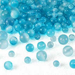 DIY Cat Eye Round Beads Bracelets Making Kit&nbsp;DIY-SZ0007-33