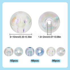 Transparent Acrylic Beads&nbsp;MACR-SP0001-17B