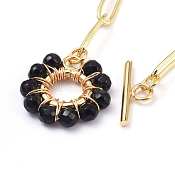 Brass Paperclip Chain Bracelets&nbsp;BJEW-JB05180-05