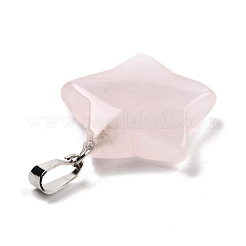 Natural Rose Quartz Pendants&nbsp;G-I319-01P-07