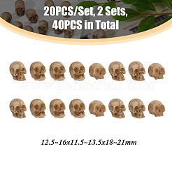 Halloween Theme Resin Skull Display Decoration&nbsp;RESI-WH0029-57
