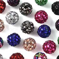 20Pcs 10 Colors Acrylic Rhinestone Beads&nbsp;OACR-FS0002-32
