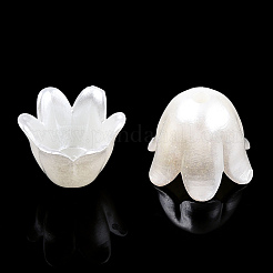 Spray Paint ABS Plastic Imitation Pearl Beads&nbsp;MACR-N013-001F