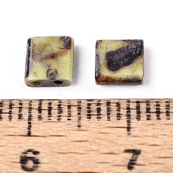 2-Hole Baking Paint Glass Seed Beads&nbsp;SEED-N009-03G