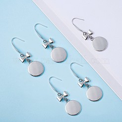 316 Surgical Stainless Steel Earring Hooks&nbsp;STAS-TAC0001-01F
