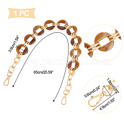 Acrylic & Alloy Cable Chain Bag Straps&nbsp;FIND-WH0003-92