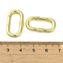 Brass Spring Gate Rings&nbsp;KK-B089-05G