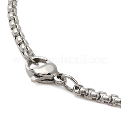 201 Stainless Steel Pendant Necklaces&nbsp;NJEW-G118-02AS